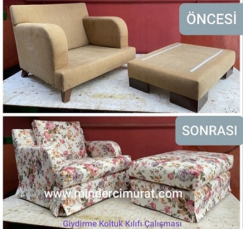 Sandalye Ve Koltuk Giydirmeli Sök Tak Kılıfı